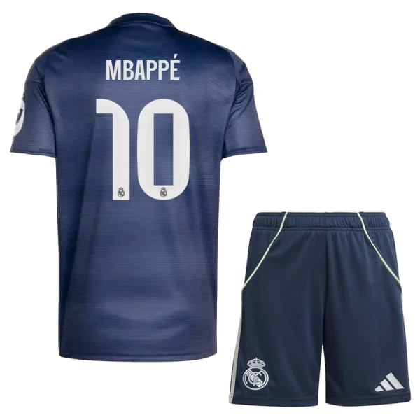 Real Madrid Mbappé 10 Tenue Kind Uit 2025/26