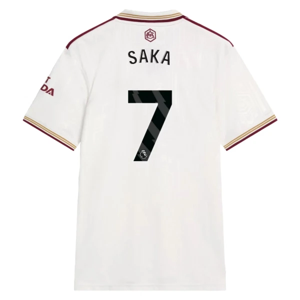 Arsenal Saka 7 Shirt Heren Derde 2025/26