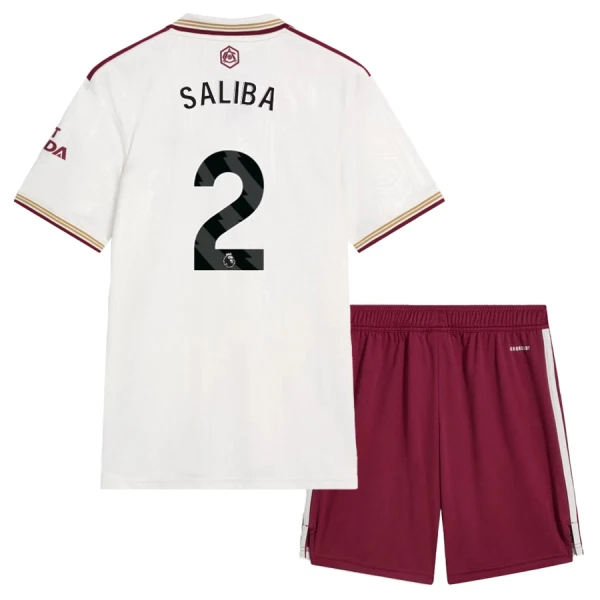 Arsenal Saliba 2 Tenue Kind Derde 2025/26 Arsenal Saliba 2 Tenue Kind Derde 2025/26
