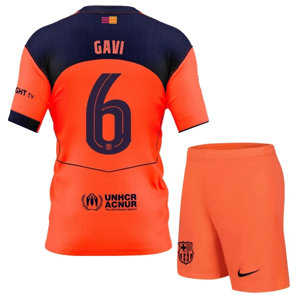 FC Barcelona Gavi 6 Tenue Kind Derde 2025/26