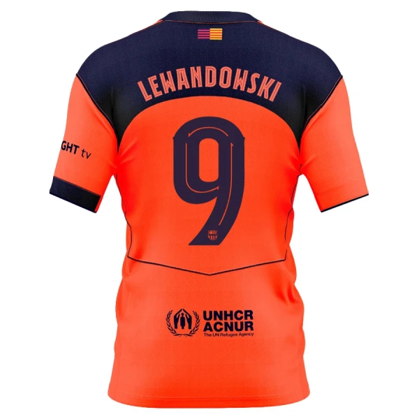 FC Barcelona Lewandowski 9 Tenue Kind Derde 2025/26