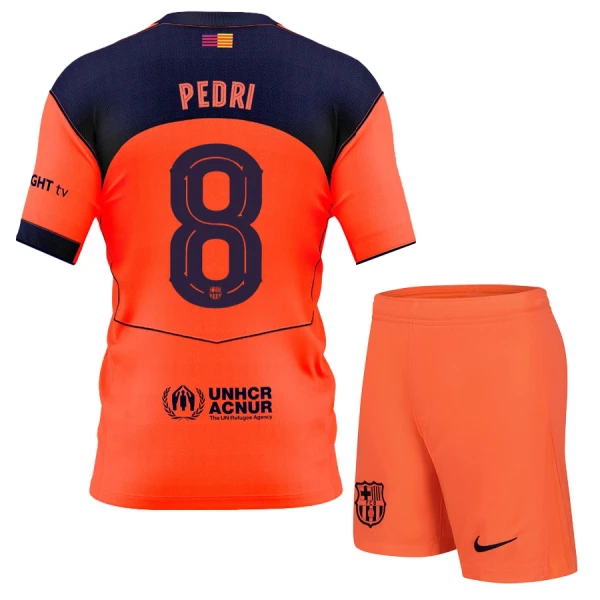 FC Barcelona Pedri 8 Tenue Kind Derde 2025/26 FC Barcelona Pedri 8 Tenue Kind Derde 2025/26