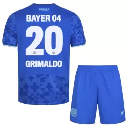 Bayer Leverkusen Alejandro Grimaldo 20 Tenue Kind Derde 2025/26 Bayer Leverkusen Alejandro Grimaldo 20 Tenue Kind Derde 2025/26