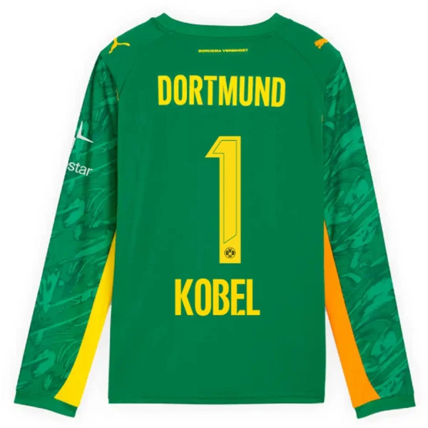 Borussia Dortmund Kobel 1 Keeper Shirt Heren 2025/26 Lange Mouw Groene Borussia Dortmund Kobel 1 Keeper Shirt Heren 2025/26 Lange Mouw Groene