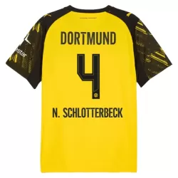 Borussia Dortmund N. Schlotterbeck 4 Shirt Heren Thuis 2025/26 Borussia Dortmund N. Schlotterbeck 4 Shirt Heren Thuis 2025/26