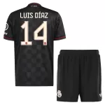 FC Bayern München Luis Díaz 14 Tenue Kind Derde 2025/26