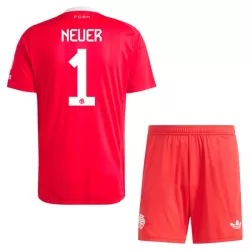 FC Bayern München Neuer 1 Keeper Tenue Kind 2025/26 Rode FC Bayern München Neuer 1 Keeper Tenue Kind 2025/26 Rode