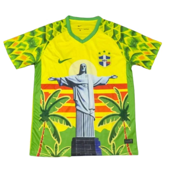 Brazilië Shirt Heren 2025 Witte - Speciaal Brazilië Shirt Heren 2025 Witte - Speciaal