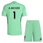 Liverpool A. Becker 1 Keeper Tenue Kind 2025/26 Groene