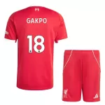 Liverpool Gakpo 18 Tenue Kind Thuis 2025/26