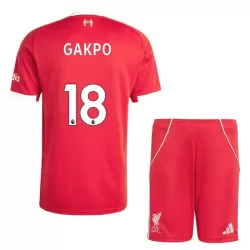 Liverpool Gakpo 18 Tenue Kind Thuis 2025/26 Liverpool Gakpo 18 Tenue Kind Thuis 2025/26