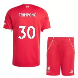 Liverpool Jeremie Frimpong 30 Tenue Kind Thuis 2025/26 Liverpool Jeremie Frimpong 30 Tenue Kind Thuis 2025/26