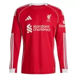 Liverpool Shirt Heren Thuis 2025/26 Lange Mouw