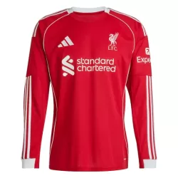 Liverpool Shirt Heren Thuis 2025/26 Lange Mouw Liverpool Shirt Heren Thuis 2025/26 Lange Mouw