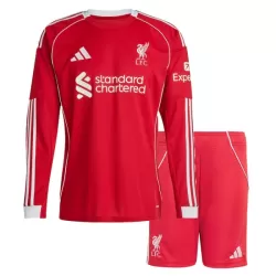 Liverpool Tenue Kind Thuis 2025/26 Lange Mouw Liverpool Tenue Kind Thuis 2025/26 Lange Mouw