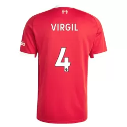 Liverpool Virgil 4 Shirt Heren Thuis 2025/26 Liverpool Virgil 4 Shirt Heren Thuis 2025/26