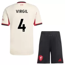 Liverpool Virgil 4 Tenue Kind Uit 2025/26 Liverpool Virgil 4 Tenue Kind Uit 2025/26