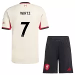 Liverpool Wirtz 7 Tenue Kind Uit 2025/26