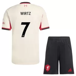 Liverpool Wirtz 7 Tenue Kind Uit 2025/26 Liverpool Wirtz 7 Tenue Kind Uit 2025/26