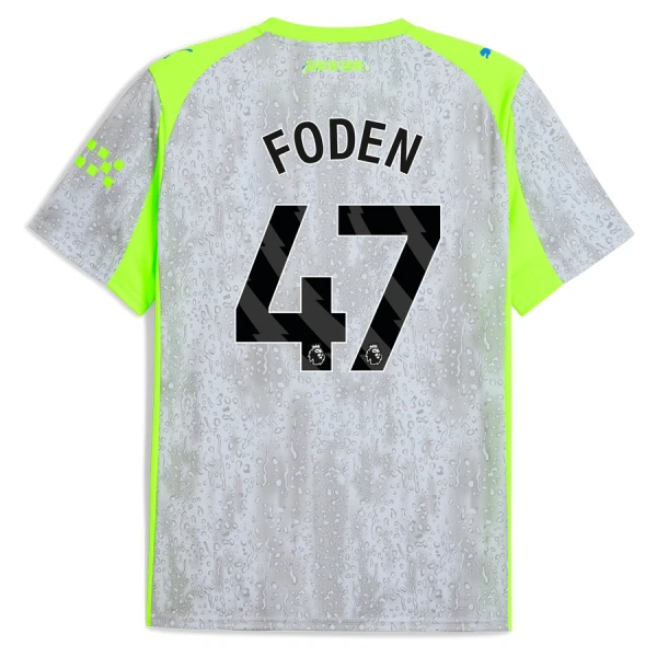 Manchester City Foden 47 Shirt Heren Derde 2025/26 Manchester City Foden 47 Shirt Heren Derde 2025/26