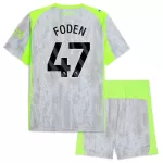 Manchester City Foden 47 Tenue Kind Derde 2025/26