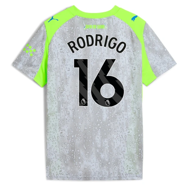 Manchester City Rodrigo 16 Shirt Heren Derde 2025/26 Manchester City Rodrigo 16 Shirt Heren Derde 2025/26