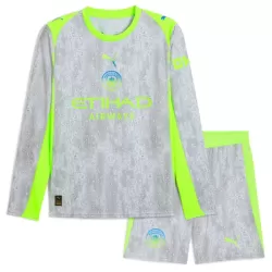 Manchester City Tenue Kind Derde 2025/26 Lange Mouw Manchester City Tenue Kind Derde 2025/26 Lange Mouw