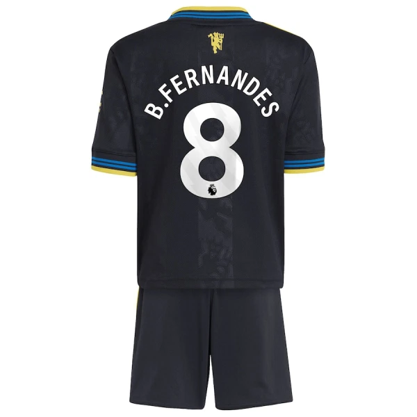 Manchester United Bruno Fernandes 8 Tenue Kind Derde 2025/26 Manchester United Bruno Fernandes 8 Tenue Kind Derde 2025/26