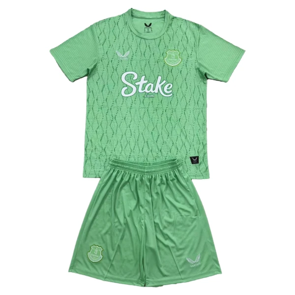 Everton Keeper Tenue Kind 2025/26 Groene Everton Keeper Tenue Kind 2025/26 Groene