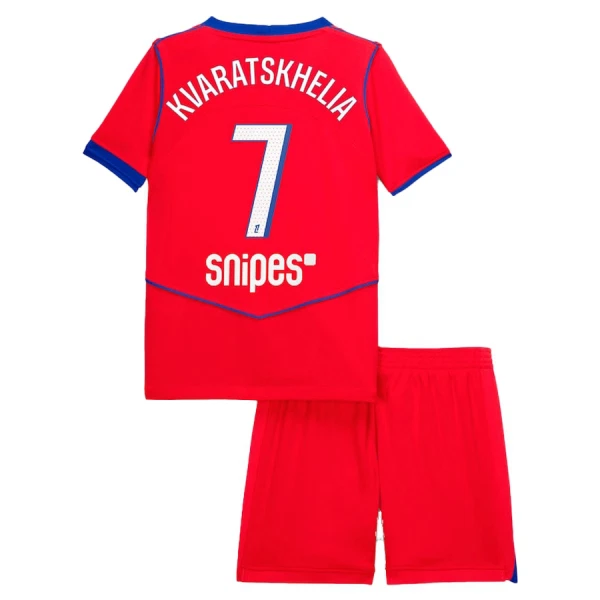 Paris Saint-Germain Kvaratskhelia 7 Tenue Kind Derde 2025/26 Paris Saint-Germain Kvaratskhelia 7 Tenue Kind Derde 2025/26