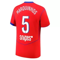 Paris Saint-Germain Marquinhos 5 Shirt Heren Derde 2025/26 Paris Saint-Germain Marquinhos 5 Shirt Heren Derde 2025/26