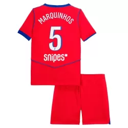 Paris Saint-Germain Marquinhos 5 Tenue Kind Derde 2025/26 Paris Saint-Germain Marquinhos 5 Tenue Kind Derde 2025/26