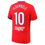 Paris Saint-Germain O. Dembele 10 Shirt Heren Derde 2025/26