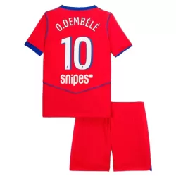 Paris Saint-Germain O. Dembele 10 Tenue Kind Derde 2025/26 Paris Saint-Germain O. Dembele 10 Tenue Kind Derde 2025/26