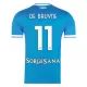 SSC Napoli De Bruyne 11 Tenue Kind Thuis 2025/26