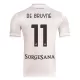 SSC Napoli De Bruyne 11 Tenue Kind Uit 2025/26