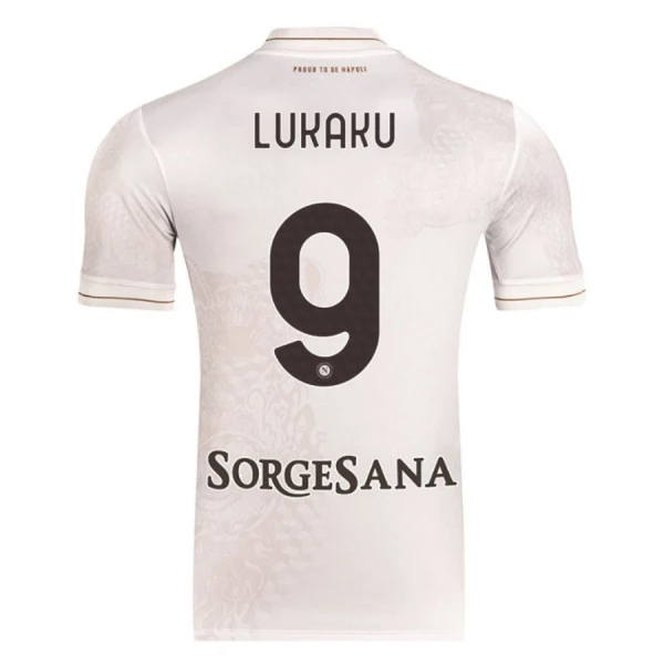 SSC Napoli Lukaku 9 Shirt Heren Uit 2025/26
