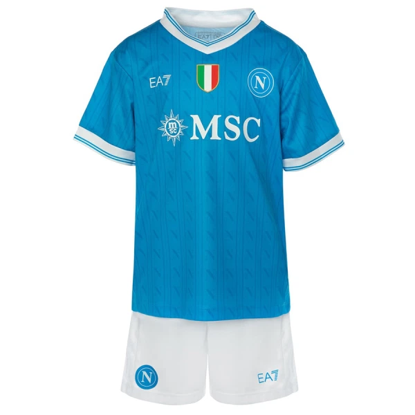SSC Napoli Tenue Kind Thuis 2025/26 SSC Napoli Tenue Kind Thuis 2025/26