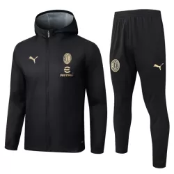 AC Milan Trainingsjacks met Capuchon Heren 2025/26 Zwarte