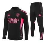 Arsenal Trainingssweaterset Heren 2025/26 Kwartrits Zwarte