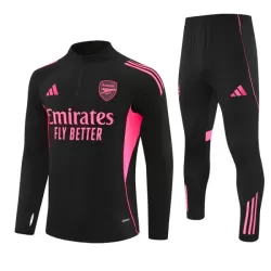 Arsenal Trainingssweaterset Heren 2025/26 Kwartrits Zwarte Arsenal Trainingssweaterset Heren 2025/26 Kwartrits Zwarte
