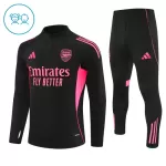 Arsenal Trainingssweaterset Kind 2025/26 Kwartrits Zwarte