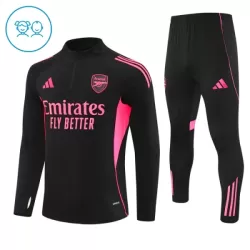 Arsenal Trainingssweaterset Kind 2025/26 Kwartrits Zwarte Arsenal Trainingssweaterset Kind 2025/26 Kwartrits Zwarte
