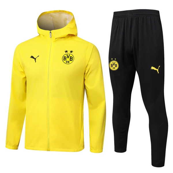 Borussia Dortmund Trainingsjacks met Capuchon Heren 2025/26 Gele Borussia Dortmund Trainingsjacks met Capuchon Heren 2025/26 Gele