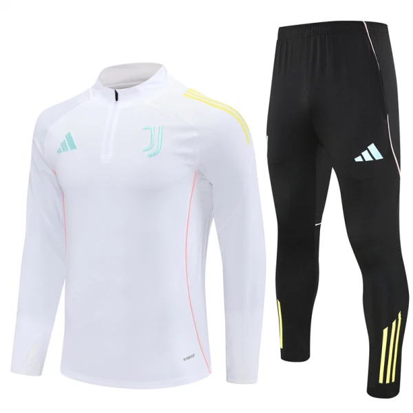 Juventus Trainingssweaterset Heren 2025/26 Kwartrits Witte