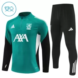 Liverpool Trainingssweaterset Kind 2025/26 Kwartrits Groene Liverpool Trainingssweaterset Kind 2025/26 Kwartrits Groene