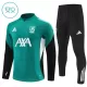 Liverpool Trainingssweaterset Kind 2025/26 Kwartrits Groene