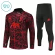 Liverpool Trainingssweaterset Kind 2025/26 Kwartrits Zwarte