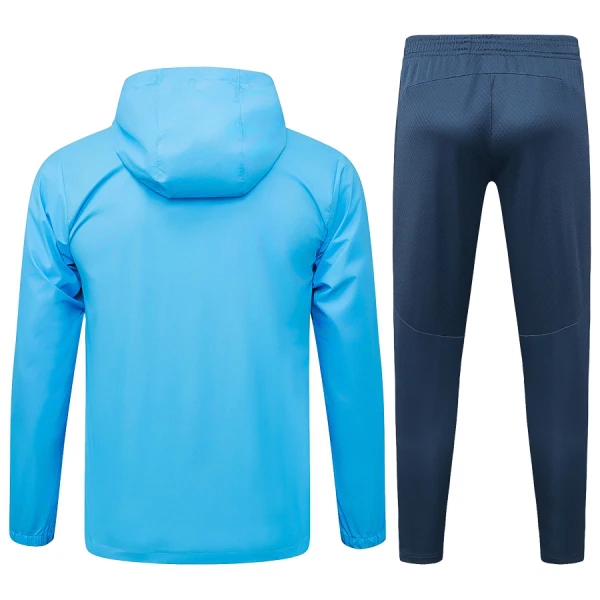 Manchester City Trainingsjacks met Capuchon Heren 2025/26 Blauwe