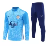 Manchester City Trainingssweaterset Heren 2025/26 Kwartrits Blauwe